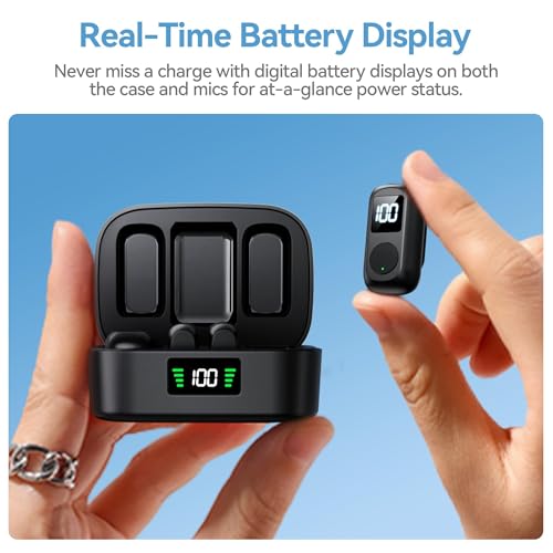 occiam Mini Lavalier Microphone for iPhone & Android Wireless Microphone