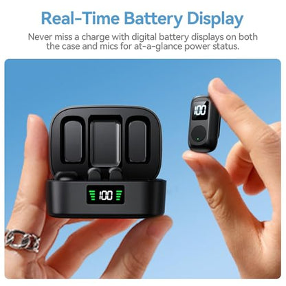 occiam Mini Lavalier Microphone for iPhone & Android Wireless Microphone