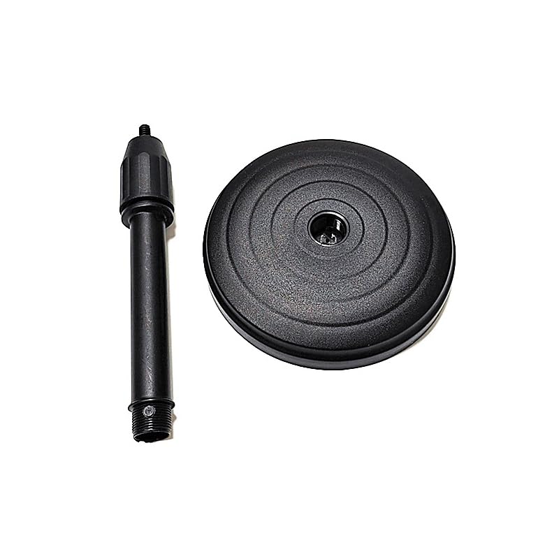 Desktop Microphone Stand Replacement Weighted Metal Adjustable Table Mic Stand with 1/4 inch threaded Screw Connector for Desk Mic Stands Microphone Clip Holder Mic Clips Phone Holder Bracket