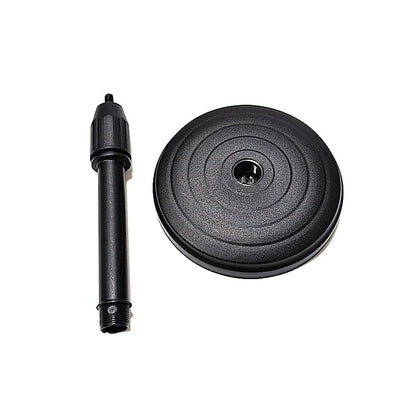 Desktop Microphone Stand Replacement Weighted Metal Adjustable Table Mic Stand with 1/4 inch threaded Screw Connector for Desk Mic Stands Microphone Clip Holder Mic Clips Phone Holder Bracket