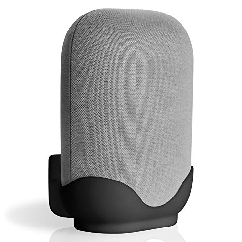 LeongLzt Ouligei Google Nest Audio Speaker Wall Mount/Bracket, in-Built Cable Management System & Easy Installation Speaker Holder Shelf Stand - Elegant & Durable Space Saving Accessory - color: BLACK
