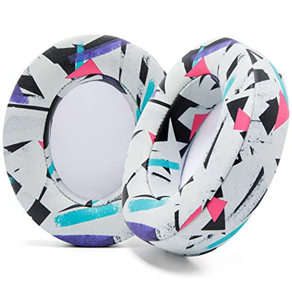 WC PadZ Studio 2 & 3 - Ear Pads for Beats Studio 2, 3 Wired & Wireless | Made by Wicked Cushions | Does NOT Fit Beats Solo (B0501, B0500). PU Leather, Enhanced Foam & Stronger Adhesive | 90's White - color: 90's White
