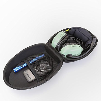 Molded Case for David Clark Aviation Headsets Headphones, Pilot Headset Case, Pilot Headphone Carrier Aviation Headphone Protector Surf To Summit