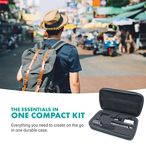 Movo USB-C Vlogging Kit for iPhone 15/16 - Phone Video Kit Accessories: Phone Tripod, Phone Mount, LED Light and Shotgun Microphone - Youtube Starter Kit for Content Creation, TikTok, Podcasts - size: USB-C
