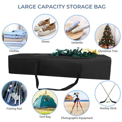 COOLBEBE 45 Inch Tripod Carrying Case - 45x7x7 Inch Storage Bag, Black | Waterproof Tripod Case for Light Stands, Fishing Rods, Tent Poles, and Camera Gear, Water Resistant - size: 45"x 7"x 7"