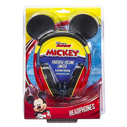 eKids Mickey Mouse Kids Headphones with 3.5mm Audio Jack, Wired Headphones for School, Home or Travel (Mickey Mouse) - color: Mickey Mouse