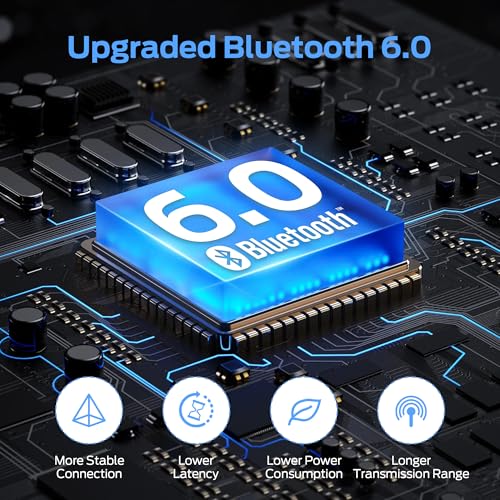 Monster Cute SK100 Kids Bluetooth Headphones, 85/94dB Safe Volume Limited, 60 Hours Playtime, Bluetooth 6.0, On-Ear Toddler Headsets with Built-in Mic, Lightweight Wireless Headphones for Kids, Blue