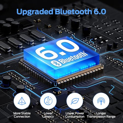 Monster Cute SK100 Kids Bluetooth Headphones, 85/94dB Safe Volume Limited, 60 Hours Playtime, Bluetooth 6.0, On-Ear Toddler Headsets with Built-in Mic, Lightweight Wireless Headphones for Kids, Blue