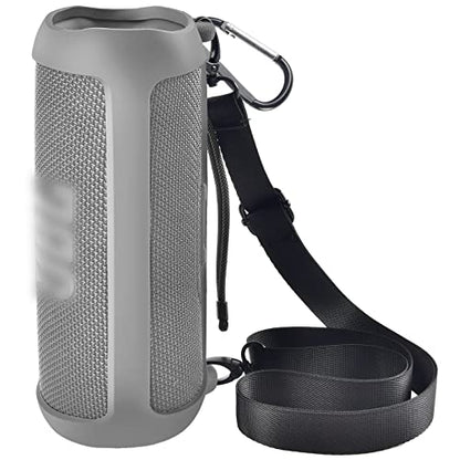 Comecase Silicone Case for JBL FLIP 6 Waterproof Portable Bluetooth Speaker - color: Grey