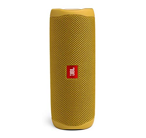 JBL FLIP 5, Waterproof Portable Bluetooth Speaker, Yellow | Sounds better than ever, Bring the party anywhere, Make a splash with IPX7 waterproof design, A rainbow of colours - color: Yellow