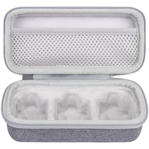 Aenllosi Hard Case for Rode ME/GO III/GO II Dual Channel Microphone, White | EVA hard shell, Water-resistant design, Impact-resistant design, Protective case only - color: White