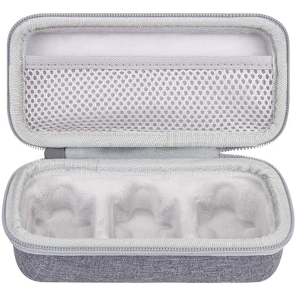 Aenllosi Hard Case for Rode ME/GO III/GO II Dual Channel Microphone, White | EVA hard shell, Water-resistant design, Impact-resistant design, Protective case only - color: White