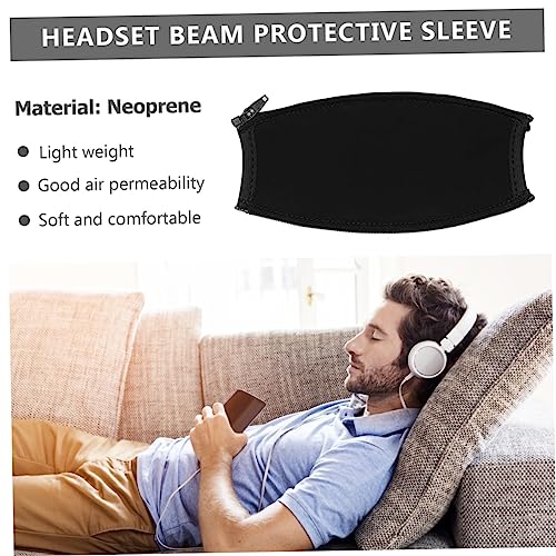 Headphone Headband Cover for Neoprene Zipper Cushion Protector Durable Headband Pad Compatible with Bose Qcii Headphones