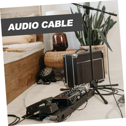 10pcs 3.5mm Female Plug to Bare Wire Audio Cable Coiled Aux Cable for Headphones Earphones Microphone Repair