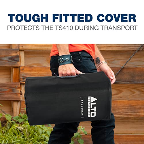 ALTO Durable Slip-On Cover for TS410 PA Speaker | Protective Rugged Cover, Nylon Lining Construction, Easy Handle and Pole Mount Openinings - style: TS410 Cover