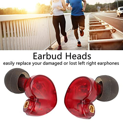 ASHATA Earphone Head Replacement for SE215 SE315 SE535, Pluggable Detachable HiFi Earpiece Head,Sports Earphone Earbud Head, for Interface Cable(Red) - color: Red