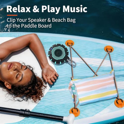 HEYSONG Bluetooth Shower Speaker + Waterproof Beach Bag – Rugged & Ready for Any Adventure - color: Black Speaker+Beach bag