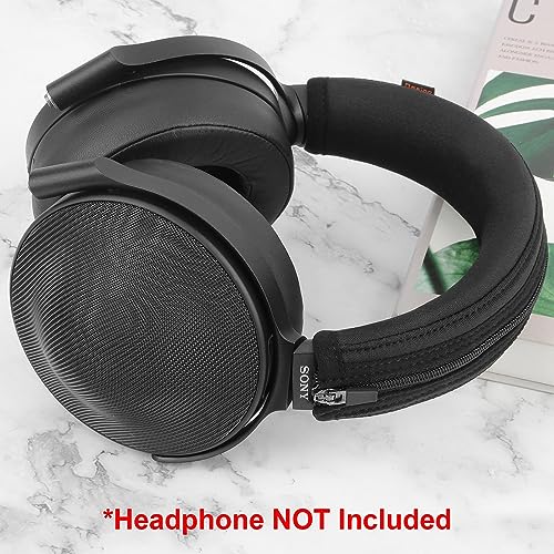MDRZ1R Protective Headband Cover Compatible with Sony MDR-Z1R Headphone Thicker Sports Fabric Replacement Headband Cushion Pad Cover Black