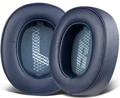SOULWIT Professional Replacement Ear Pads for JBL Live 500BT/Live 500 BT Around-Ear Wireless Headphone, Earpads Cushions with Softer Protein Leather, Noise Isolation Foam - Navy Blue - color: Navy Blue