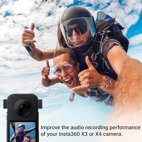 Microphone Wind Muff for Insta360 X3 X4, 6PCS Anti-Noise Sponge Cushion for Camera Enhancement of Sound Quality