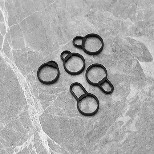 Create idea 5 Pairs Silicone Ear Tips Compatible with Sony LinkBuds WF-L900 Earphones Ear Hooks Earbud Cap Non-Slip Earbuds Wingtips Accessories XS S M L XL 5 Sizes Black