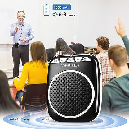 WinBridge Voice Amplifier with Wired Headset Microphone for Teachers WB001