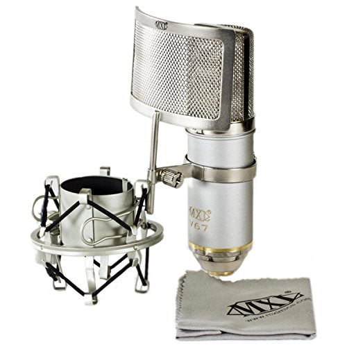 MXL V67G HE Heritage Edition FET Designed Condenser Microphone | Solid-state Mic That Breathes Warmth into Vocals - style: MXL V67G HE
