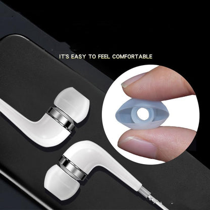 INF Silicone Ear Tips for 4.5-6 mm Earphones 3 Sizes 15 Pairs