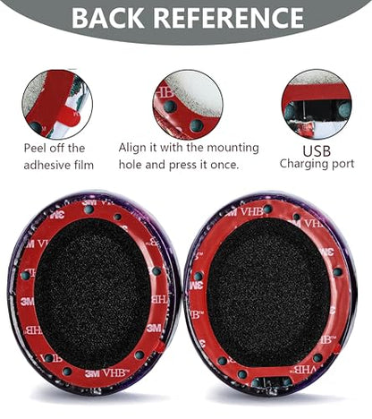 Replacement Ear Pads for Beats Studio3 Wireless.Starry Sky Color - color: starry sky color
