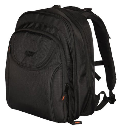 Gator Cases Club Series Backpack for DJ Equipment with Laptop Section and Bright Orange Interior; Small (G-CLUB BAKPAK-SM) - size: Small Backpack