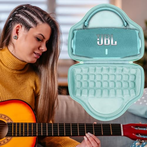 Aenllosi Hard Case for JBL Charge 6 Speaker, Mint Green | EVA case construction, Water-resistant design, Dust-resistant design, Protective case only - color: Mint Green