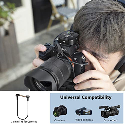 Saramonic Blink900 B1 Wireless Lavalier Microphone System & 656ft Wireless Range & OLED Screen for Canon Nikon DSLR Camera, Camcorder, for Interview, Vlogging, Tiktok, YouTube Video, News Gathering