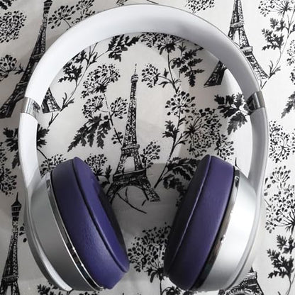 Solo2/Solo 3 Ear Pads Replacement,Compatible with Beats by Dre Solo 3/Solo 2 Wired/Wireless A1796/B0534 Headphones,Comfortable & Noise Isolating Ear Pads Cushions(Violet) - color: Violet