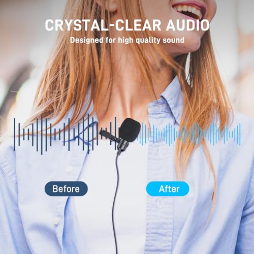 MAONO USB-C Lavalier Microphone, 192kHz/24bit for Interview and Vlogging | Omnidirectional, Plug & Play for iPhone15, iPad, Android, Conference Call, YouTube Video, Dictation, Meeting, Recording, UL11