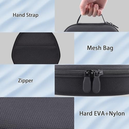 Hard Case for Apple AirPods Max 2/AirPods Max Wireless Headphones - color: Black Case