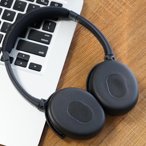 Ear Pads Replacement for Bose QuietComfort 3 On-Ear Headphones | Earpads Cushions for Bose QC3 OE1 with Memory Foam Protein Leather (Black)
