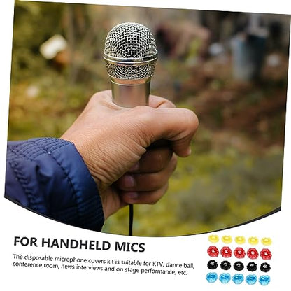 Microphone Protection Kit 200pcs Disposable Covers Windscreen Foam Isolation Shields