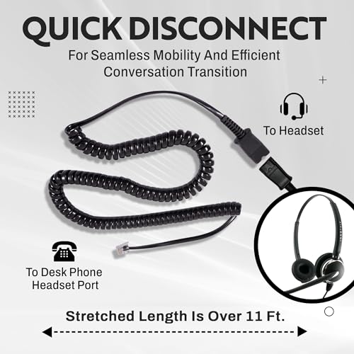 INNOTALK Pro Binaural Noise Cancel Headset Compatible with Avaya 1408-9508 & Merlin Magic 4406-4424 - Modern, Dark Gray, Wired, Corded Headset for Avaya IP Phones - size: Pro Binaural