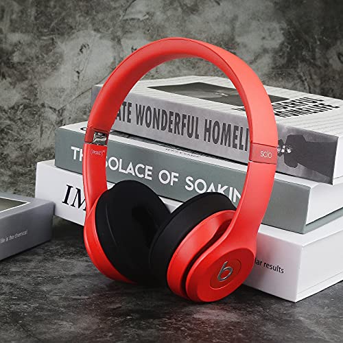 Krone Kalpasmos Cooling-Gel Earpad Replacement for Beats Solo 2 & 3 Wireless/Wired Headphone, Instant-Chill Ear Cushion Premium Memory Foam with Kits, Superb Comfortable Easy to Install - color: Cooling-Gel