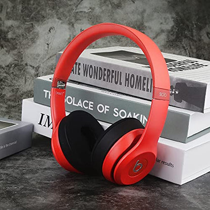 Krone Kalpasmos Cooling-Gel Earpad Replacement for Beats Solo 2 & 3 Wireless/Wired Headphone, Instant-Chill Ear Cushion Premium Memory Foam with Kits, Superb Comfortable Easy to Install - color: Cooling-Gel
