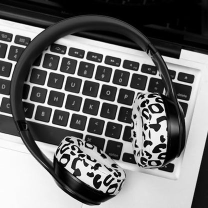 SoloWIT Earpads for Beats Solo 3 & Solo 2 On-Ear Headphones - Snow Leopard - color: Snow Leopard