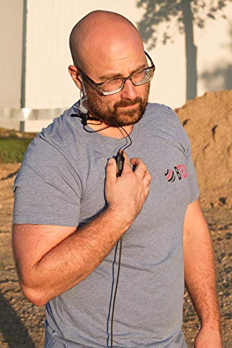 BTECH QHM07 Platinum Series Noise-Cancelling Earpiece with in-line PTT & Microphone for K1 Radios Like BaoFeng, Kenwood Radios (Includes Earmolds and Earbud, 1 Pack) - size: Single, style: QHM07 Surveillance Earpiece