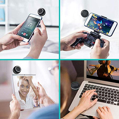 Mini Portable Speaker, 3W Line-in Phone Speaker with 3.5mm AUX Audio Interface, Plug and Play for iPhone, iPad, iPod, Tablet, Smartphone