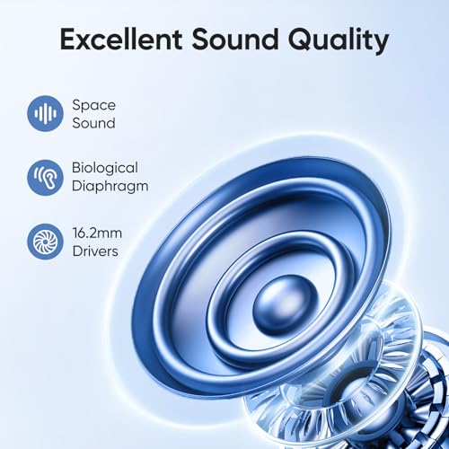 Middle Rabbit S6 Open Ear Earbuds with Mic, Wired Open Ear Headphones for PC Computer Laptop, Over The Ear, Ear Hook, Inline Control, Perfect for Calling, Online Meeting, Call Center, 3.5mm Jack