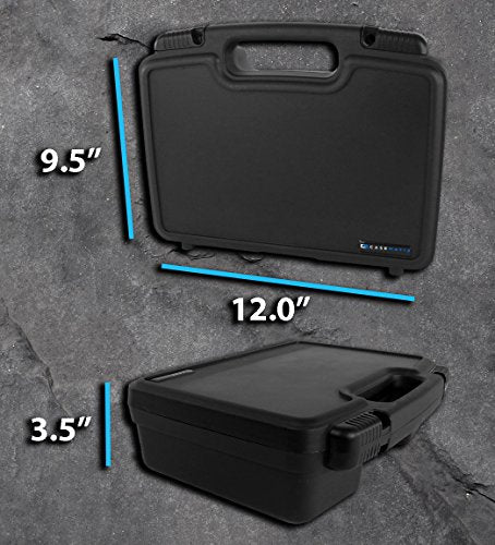 CASEMATIX Studio Microphone Travel Case Compatible with MV51 Digital Large Diaphragm Condenser Mic, MVi Audio Interface, MV88, MVL, Lavalier Mic and More, Includes Case Only