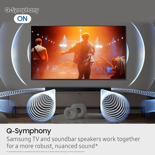 Samsung B-Series Soundbar HW-B750F 5.1 ch Subwoofer (2025 Model) Voice Enhance Mode, Q-Symphony, Adaptive Sound - style: HW-B750F