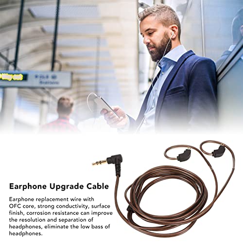 Cable for Earphone,Earphone Upgrade Cable 2 Pin 0.78mm Connector 3.5mm Plug Replacement Earbuds Wire for AS10 AS06 AS10 ZST ZS3AS10 AS06