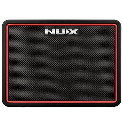 NUX Mighty Lite BT MKII Guitar Amp, 3W Electric Guitar/Bass Amplifier with Clean/Overdrive/Distortion Channel，7 Presets，512 Samples IR, Built in Drum Machine, Desktop Amplifier with Bluetooth
