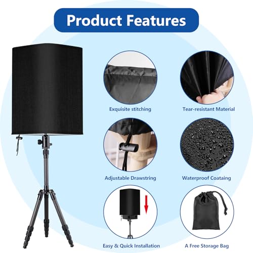 15 inch Outdoor Speaker Covers, 2 Pack Weatherproof Speaker Cover | for PA DJ Powered Speakers - 600D Thick Oxford Fabric Waterproof UV Protection Dustproof - size: 2 Pack