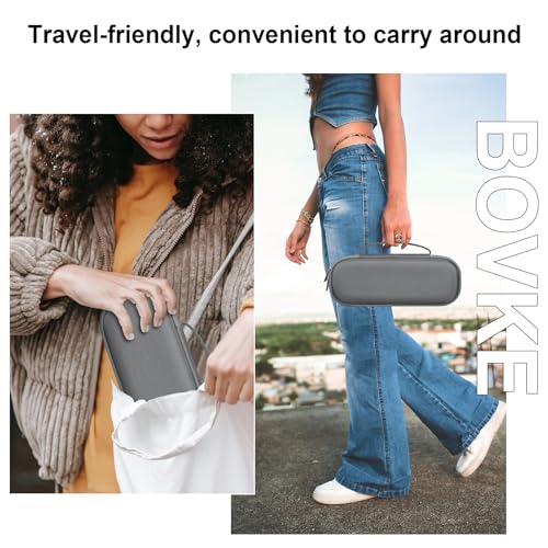 BOVKE Carrying Case Compatible with Beats Pill x Kim Kardashian - Wireless Bluetooth Speaker, Beats Pill Portable Speaker Holder Bag with Extra Mesh Pocket for Charging Cables, Gray - color: Gray